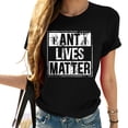 thumbnail image 1 of Womens Ant Lives Matter Ants T-Shirt Black 2XL, 1 of 5