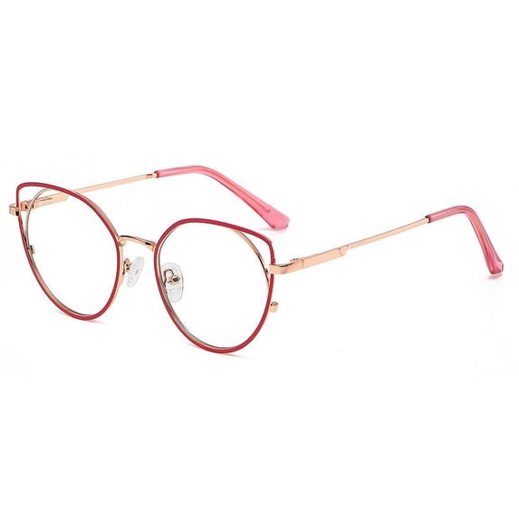 Womens Anti-Blue Light Glasses Frames Personalized Cat Eye Eyeglass Frames