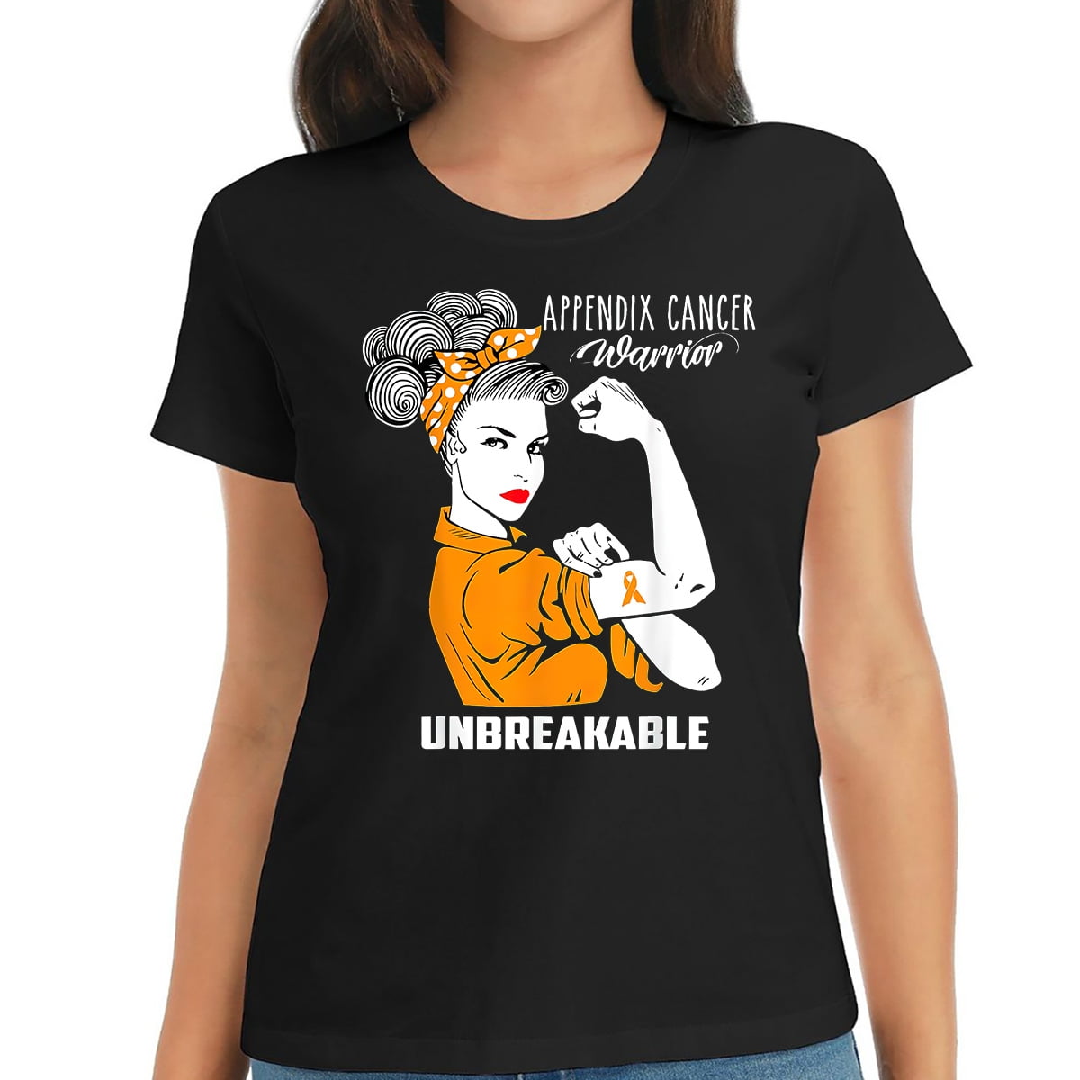 Appendix Cancer Awareness T-Shirt Unbeakable Warrior Shirt Appendix Cancer Awareness T-Shirt Unbeakable Warrior Shirt
