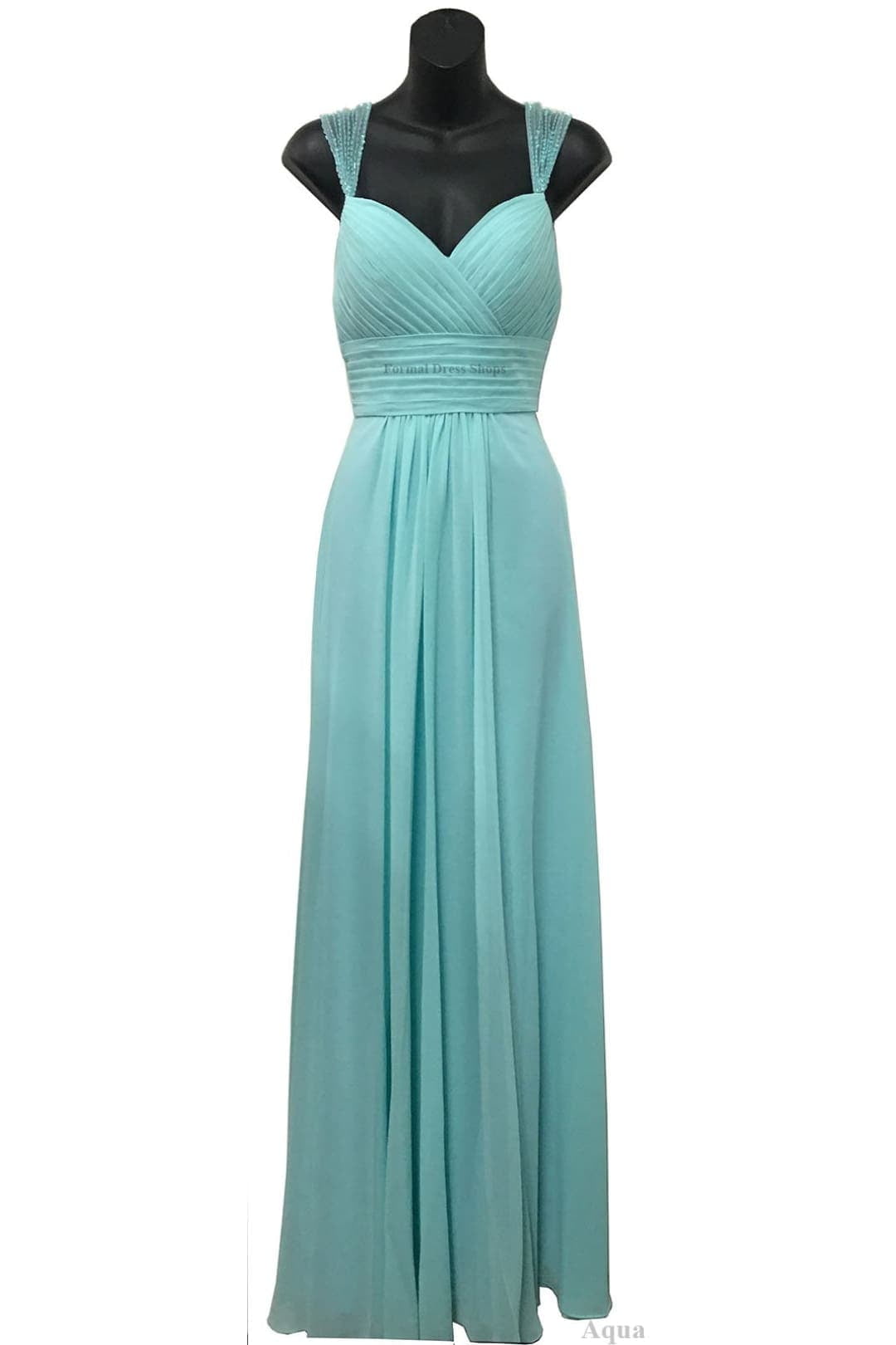 bridesmaid dress aqua Last Sequence Maxi Dress main image 1