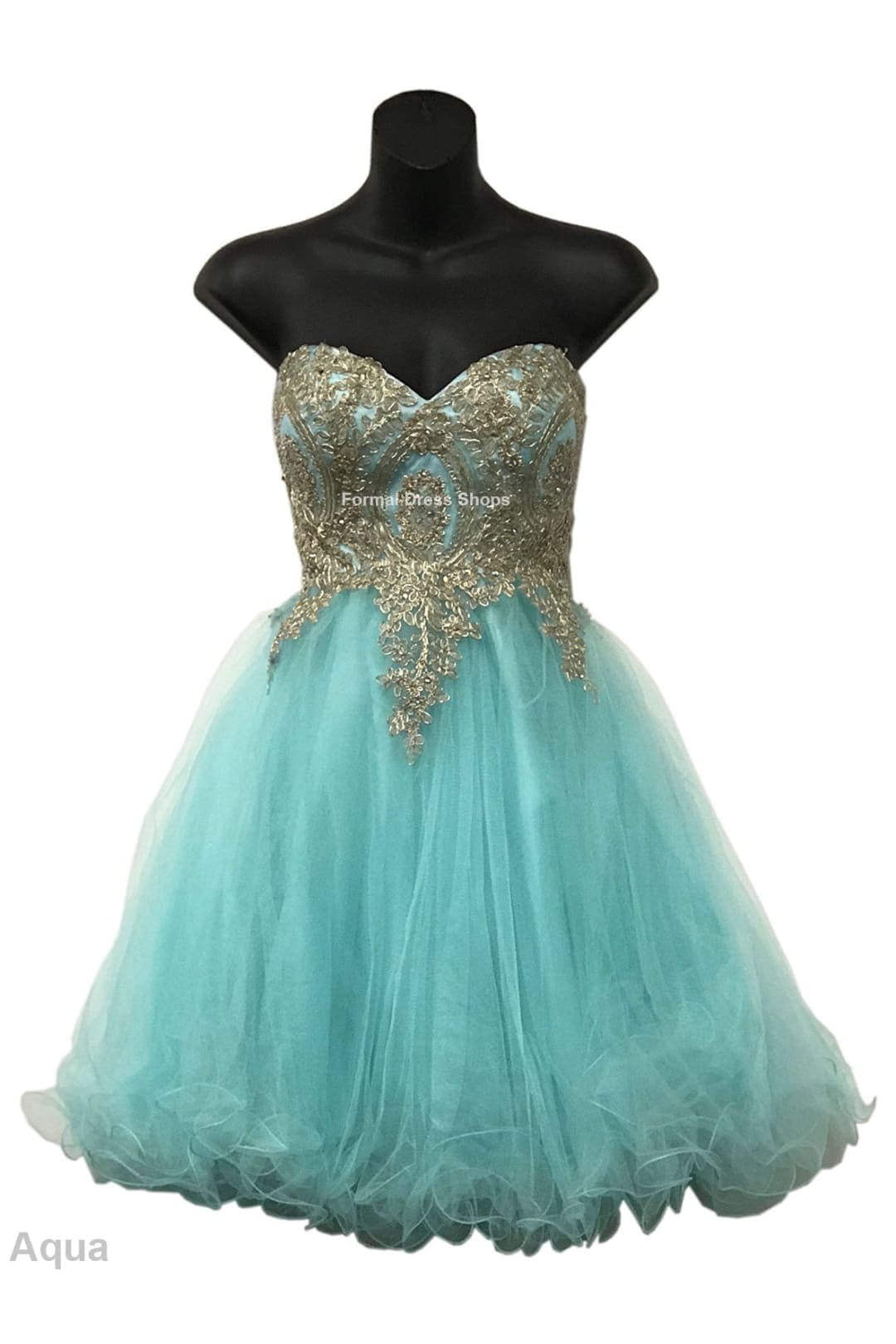 aqua semi formal dresses Womens Aqua Semi Formal Embroidered Dama Long Sweetheart Strapless A-Line  Plus Size Dress