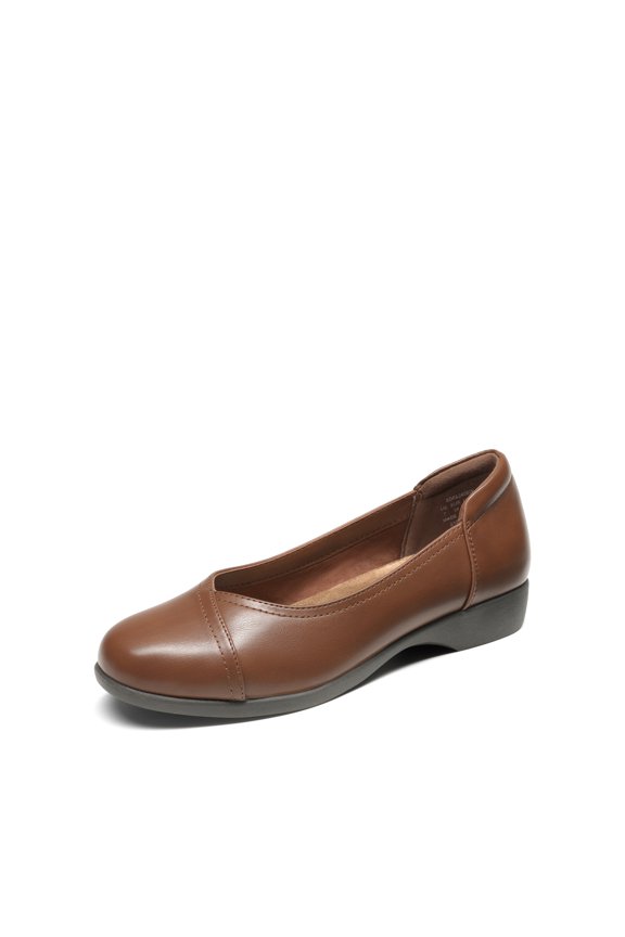 Womens Arch Support Ballet Flats Round Toe Work Slip On Dress Shoes