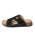 thumbnail image 1 of Womens Arch Support Slide Sandals Comfortable Breathable Slip On Round Toe Orthotic Flat Beach Slides For Daily Casual Walking Vacation Holiday, 1 of 5