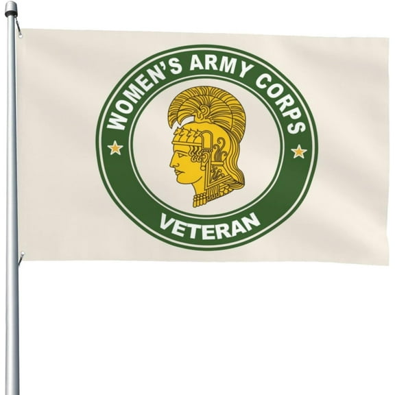 Womens Army Corps Veteran Flag 4X6 Feet Vivid Color and Fade Proof Outdoor Flag Garden Flag with Grommets
