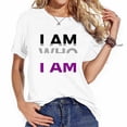 thumbnail image 1 of Womens Asexual I Am Who I Am LGBTQ Month Gay Rights Pride Week Gift T-Shirt Black, 1 of 5