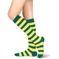 thumbnail image 1 of Womens Athletic Knee High Socks, Outdoor Sport Thigh High Stockings, Casual Stripes Tube Socks, 1 of 6