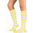 thumbnail image 1 of Womens Athletic Knee High Socks, Outdoor Sport Thigh High Stockings, Casual Stripes Tube Socks, 1 of 6
