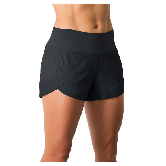 Womens Athletic Running Workout Volleyball Shorts WOD Lightweight Mesh Liner Zip Pocket