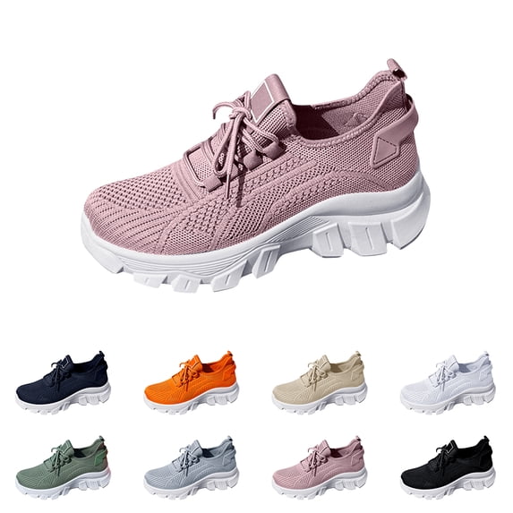 Womens Athletic Shoes Arch Support Wide Toe Comfort Sneakers Non Slip Breathable Casual Walking Running Shoes, 41
