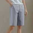 thumbnail image 1 of Womens Athletic Shorts High Waisted Tennis Elastic Drawstring Moisture Wicking Gym Workout Bottom with Pockets M-5XL, 1 of 6