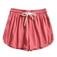 thumbnail image 1 of Womens Athletic Shorts Running Dolphin Shorts Drawstring Comfy Drawstring Casual Elastic Waist Loose Fit Shorts, 1 of 6