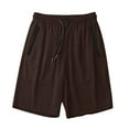 thumbnail image 1 of Womens Athletic Shorts Summer Oversize Sweat Shorts Workout Drawstring Elastic Waist Casual Pockets with Pockets, 1 of 6