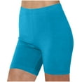 thumbnail image 1 of Womens Athletic Shorts Summer Solid Color High Waist Sports Shorts Leisure Loose Fit Lightweight Basic Shorts Womens Summer Clothes, 1 of 4