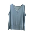 thumbnail image 1 of Womens Athletic Tank Tops, Workout Tops for Women Summer Casual Loose Fit Solid Color V Neck Sleeveless Shirts M-2XL, 1 of 5