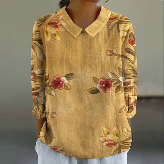 Womens Athletic Tops Compression Shirts Women Long Sleeve Women Fit T Shirts Exercise Pack Long Sleeve Thin T Shirt Short Tops Stripped Short Shirt Soft Tall Gold S
