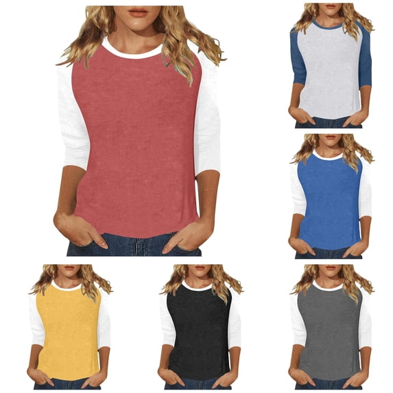 Womens Athletic Tops Long Sleeve T Shirt Athletic Top Women Long Sleeve T Shirts for Women Shirt Compression Casual Summer Tech Apparel Ladies Shirts Red XL