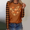 thumbnail image 1 of Womens Athletic Tops Shirt Set Women Workout Shirts Casual Short Sleeve Tops Women Long Sleeve Compression Shirt Long Layering T Womens Tech Shirts Stretch Sports T for Orange XL, 1 of 2