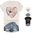 thumbnail image 1 of Womens Athletic Tops Women's Tan Raglan Shirt Women Loose Work Tops Women Shirts for Summer Workout Shirt Long Sleeves plus Size T Shirts with Tee Short Sleeve T Womens Beige M, 1 of 4