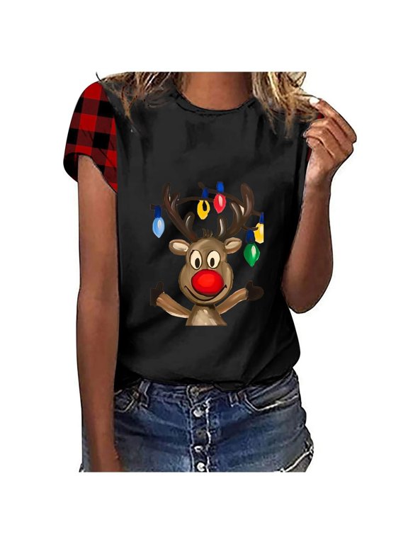 Womens Athletic Tops Womens Solid Tee Shirts Compression Cold Gear Spandex T Shirts Long Sleeve T Shirt Tee Was Out Long Sleeve Shirt Women plus Tops for Women Jr Fall Fashion Men Black L