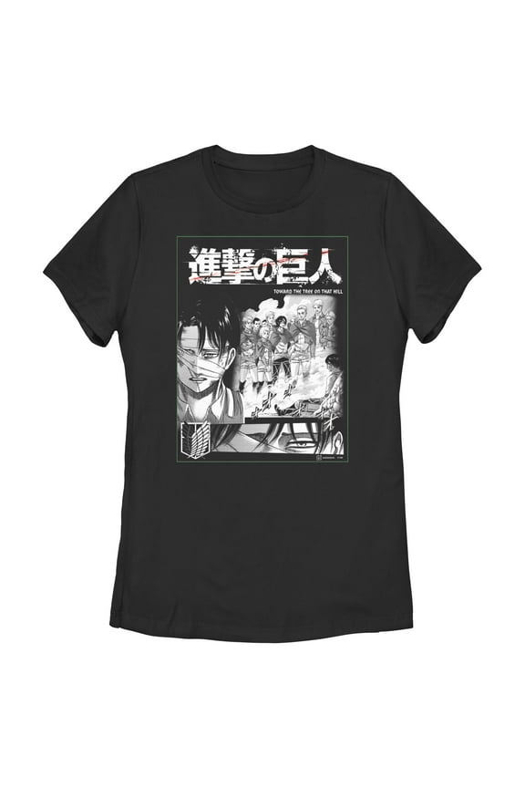 Womens Attack on Titan Bandaged Levi Ackerman T Shirt
