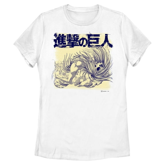 Womens Attack on Titan Founding Titan Overlay T Shirt