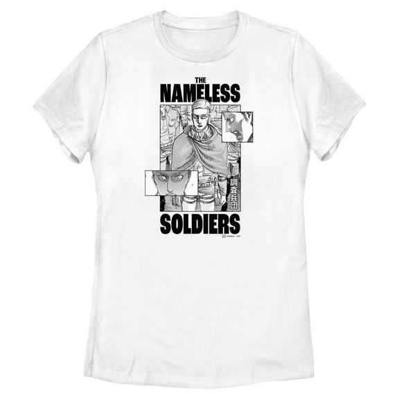 Womens Attack on Titan The Nameless Soldiers T Shirt