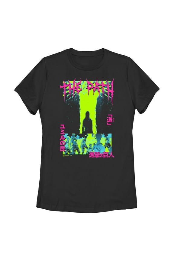 Womens Attack on Titan The Path Stack T Shirt