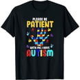 thumbnail image 1 of Womens Autism Awareness - Please Be Patient With Me I Have Autism T-Shirt Black, 1 of 5