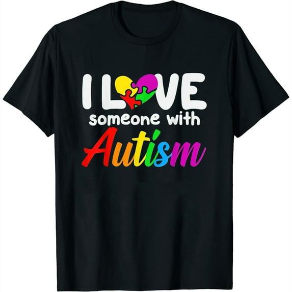 Womens Autism Awareness Shirt Kids Puzzle Sayings Graphic Plus T-Shirt Black 2X-Large