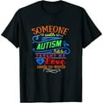 thumbnail image 1 of Womens Autism Awareness Teacher Autistic Different Sped Gift T-Shirt Black Small, 1 of 5