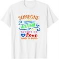 thumbnail image 1 of Womens Autism Awareness Teacher Autistic Different Sped Gift T-Shirt White Medium, 1 of 5