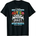 thumbnail image 1 of Womens Autistic Autism Awareness Puzzle Pieces Proud Autism Mom Dad T-Shirt Black, 1 of 5