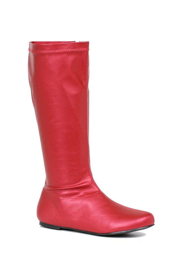 Womens Avenge Red Superhero Costume Boots size 10