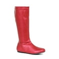 thumbnail image 1 of Womens Avenge Red Superhero Costume Boots size 7, 1 of 2