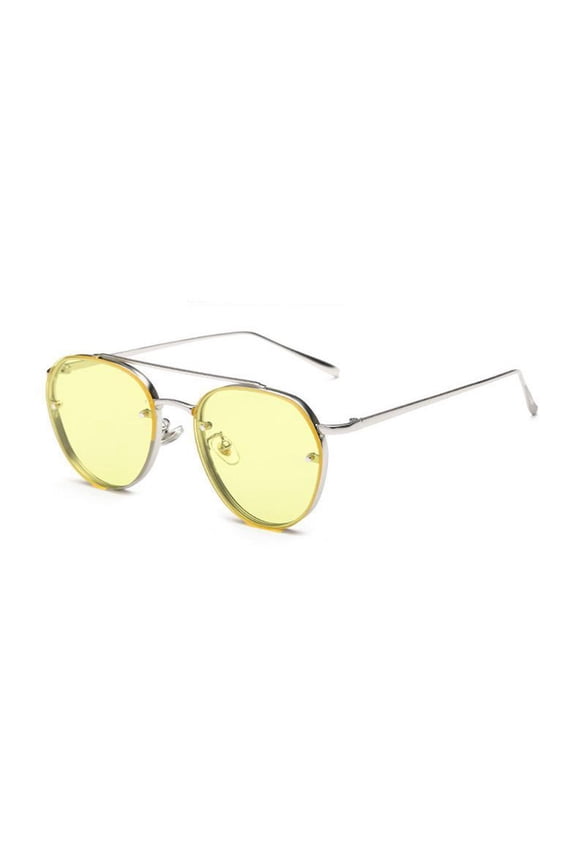 Womens Aviator Sunglasses Gradient Lens Ocean Tinted Alloy Frame Polycarbonate Metal Summer Glasses for Round, Long, Square, and Oval Faces