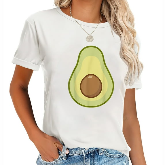 Womens Avocado Costume Shirt - Halloween Vegan T Shirt