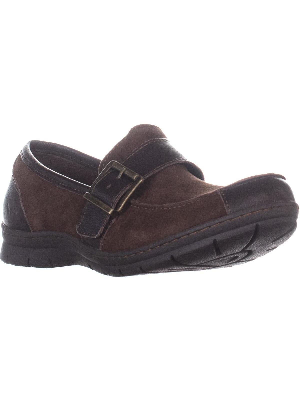 Womens B.O.C. Born Erna Slip On Flats Dark Brown 9 US 40.5 EU Walmart