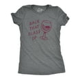 thumbnail image 1 of Womens Back That Glass Up T Shirt Funny Wine Drinking Alcohol Lovers Joke Tee for Ladies Womens Graphic Tees, 1 of 9
