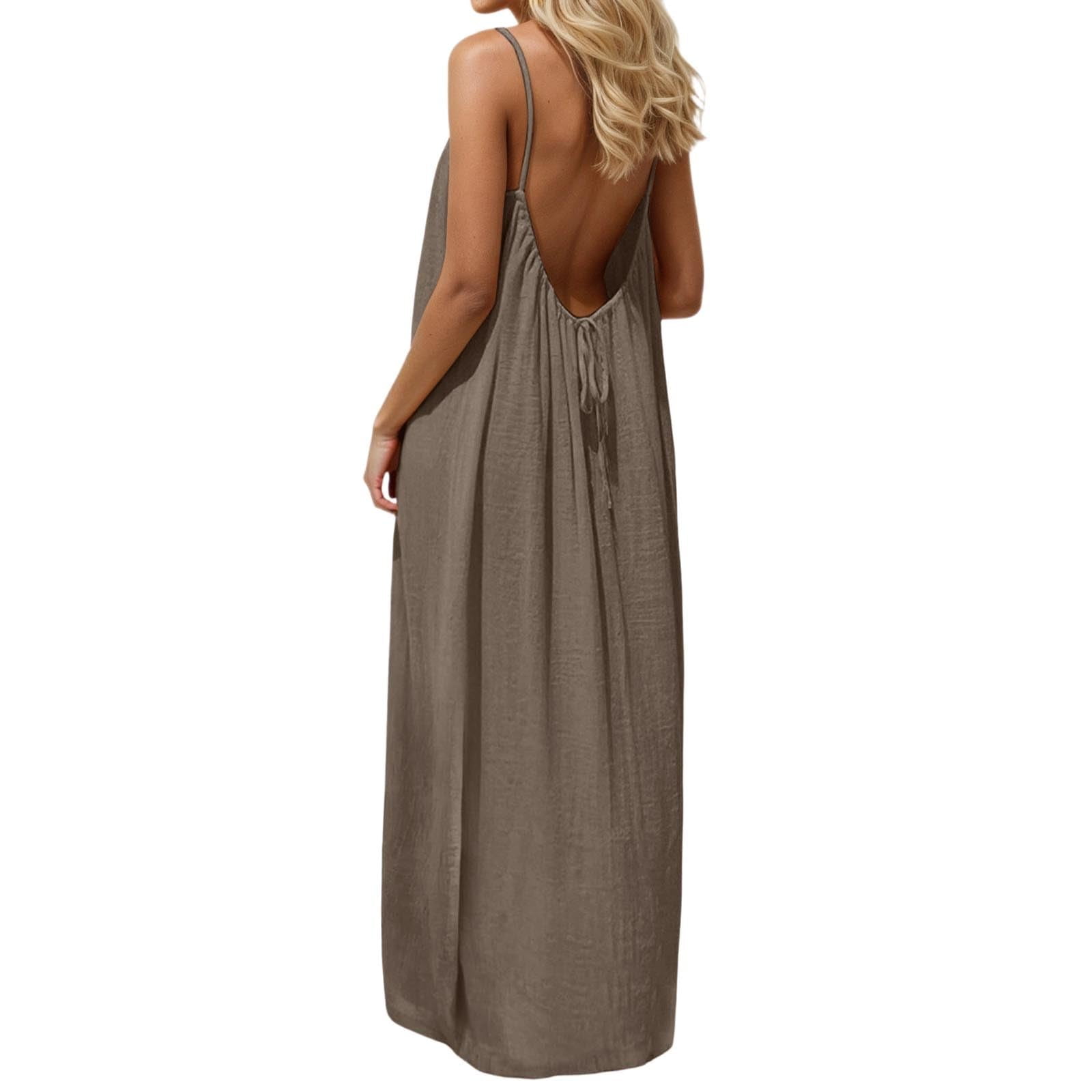 brown dress open back Satin Bridesmaid Dress Prom Dress Brown XS Blake Espresso by Grace Loves Lace