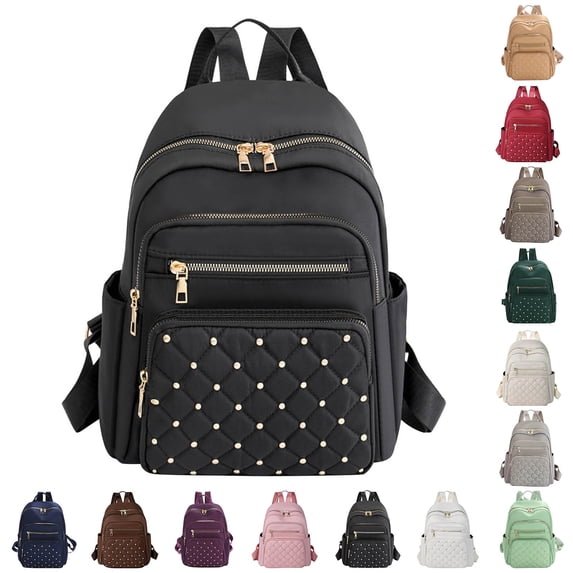 Womens Backpack Oxford Backpack for Women Fashion Large Capacity Casual Travel Daypack Black One Size