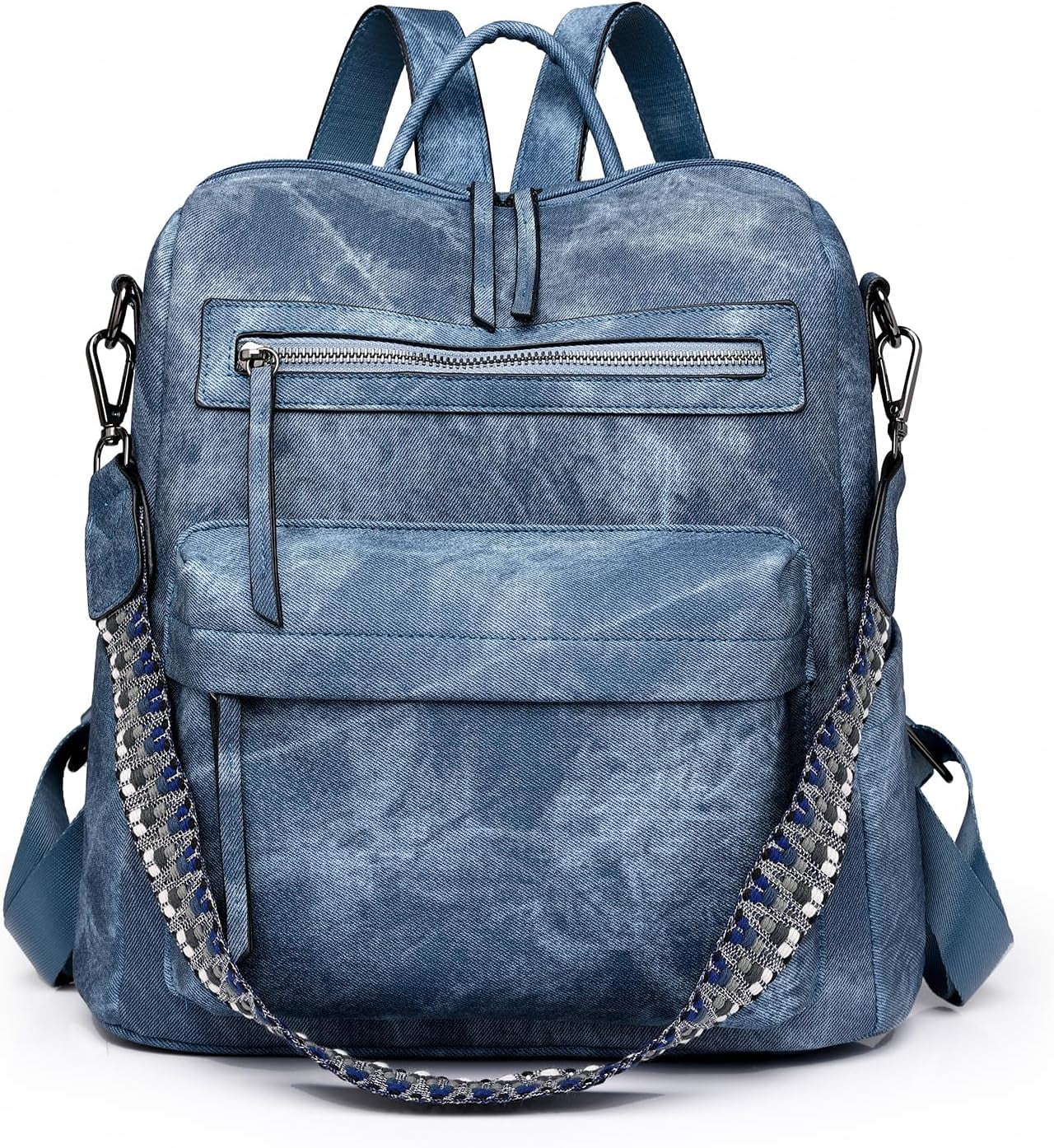Womens Backpack Purse Fashion Leather Designer Anti-theft  display picture 3