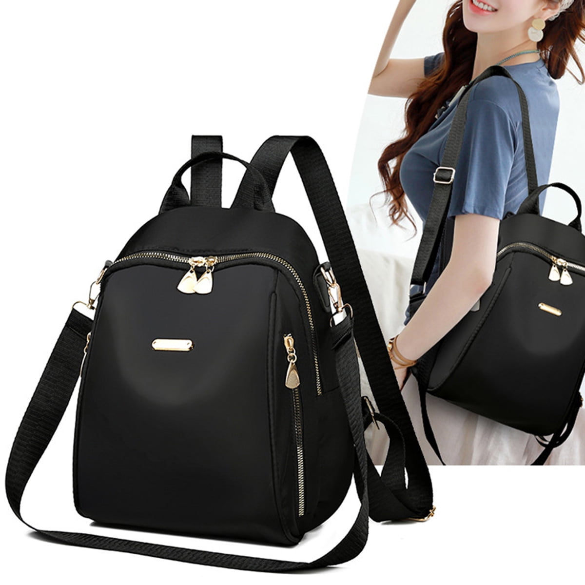 Womens Backpack Purse Leather Anti theft Large Fashion Designer Travel Bag Ladies Shoulder Bags Black Walmart Business Supplies