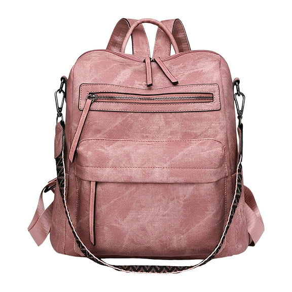 Womens Backpack Purse PU Leather Fashion Casual Shoulder Bag Fashion Ladies Satchel Handbags for Women