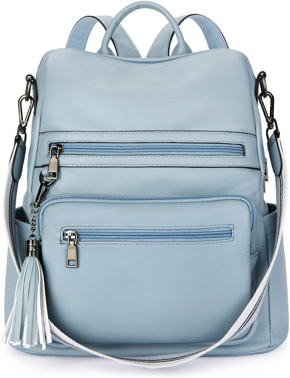 Womens Backpack Purse Vegan Leather Large Travel Backpack  display picture 3