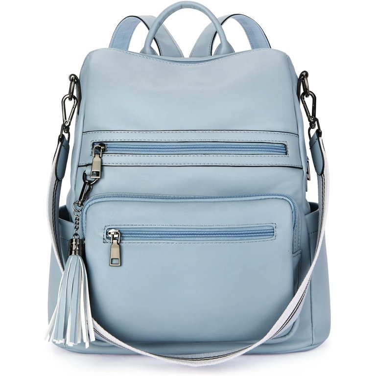 Womens Backpack Purse Vegan Leather Large Travel Backpack  display picture 1
