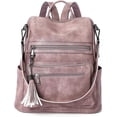 thumbnail image 1 of Womens Backpack Purse Vegan Leather Large Travel Backpack College Shoulder Bag with Tassel, 1 of 7