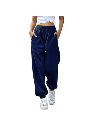 Womens Baggy Sweatpants Joggers Relaxed Fit pockets Oversized Streetwear  Green