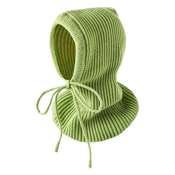 Womens Balaclava! Yigetop Ski Warm and Windproof Winter Sports Cap for Women Knitted Thermal Protective Neck Cap Neck Bib Hoodie Hooded Scarf Army Green One Size