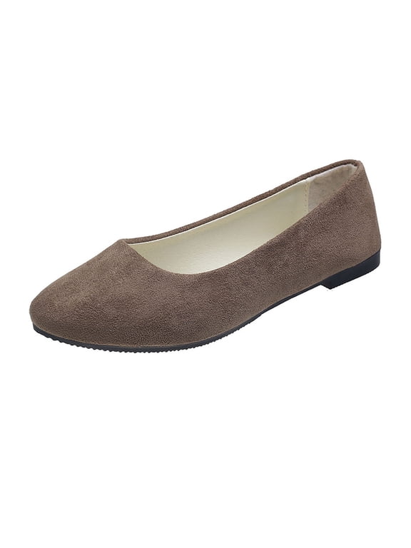 Womens Ballerina Ballet Flats Shoes ,Fashion Women Casual Flat Office Shoes Wide Width Fit Pointy Toe Comfy Shoes,Ballet Flats Pumps Low Wedge Dolly Shoes