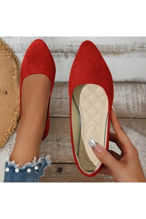Womens Ballet Flats Pointed Toe Shallow Mouth Comfortable Flat Shoes Spring Summer Casual Work Dress Shoes